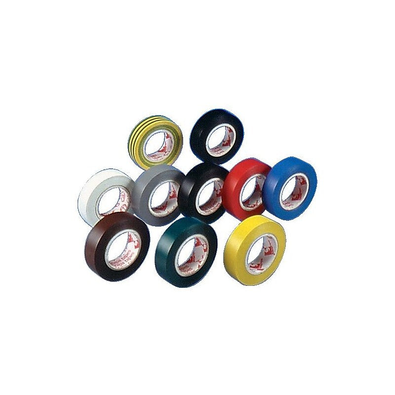 Adhésifs d'isolation électrique 2702, largeur 15 mm, lot de 10 rouleaux multi-coloris, en rouleau de 10 mètres. découvrez quincaillerie sénégalaise, votre partenaire en ligne pour des solutions de quincaillerie robustes et durables au sénégal. profitez de notre vaste catalogue de produits à des prix compétitifs.
