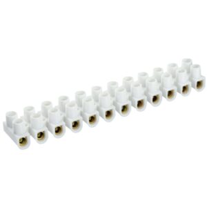 Barrette blanc 10mm 12 bornes. quincaillerie sénégalaise, votre boutique en ligne pour une quincaillerie de qualité au sénégal. accédez facilement à une gamme variée d'outils et de matériaux.