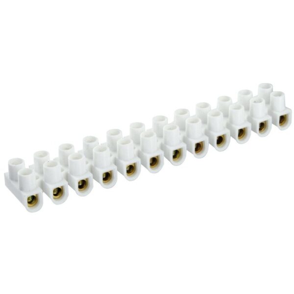 Barrette blanc 10mm 12 bornes. quincaillerie sénégalaise, votre boutique en ligne pour une quincaillerie de qualité au sénégal. accédez facilement à une gamme variée d'outils et de matériaux.