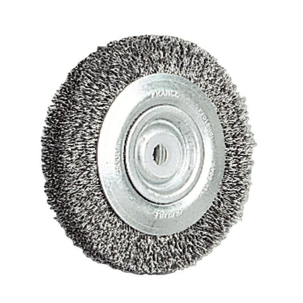 Brosse circulaire acier diamètre 125 mm épaisseur 20 mm fil diamètre 0,35 mm. quincaillerie sénégalaise offre une solution pratique et efficace pour tous vos besoins en quincaillerie au sénégal. explorez notre sélection en ligne et bénéficiez d'un service rapide.