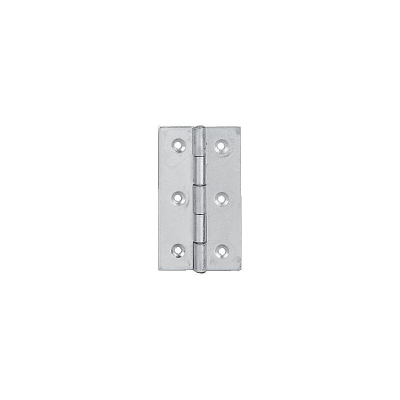 Charnières rectangulaires simple feuille - acier décapé 70 x 40 mm - boîte de 25. quincaillerie sénégalaise, votre boutique en ligne de confiance pour des solutions de quincaillerie au sénégal. découvrez notre assortiment complet et commandez facilement.