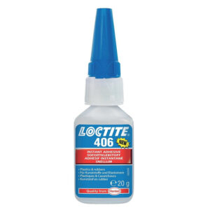 Colle cyanoacrylate multi-usages loctite 406, tube de 20 g. pour une quincaillerie de qualité au sénégal, faites confiance à quincaillerie sénégalaise, votre boutique en ligne. des produits sélectionnés avec soin et un service exceptionnel.