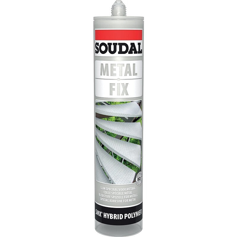 Colle métal polymère metal fix, coloris gris brillant pailleté, cartouche de 290ml. quincaillerie sénégalaise simplifie vos achats de quincaillerie avec une boutique en ligne pratique au sénégal. découvrez notre large gamme de produits et commandez en toute sécurité.