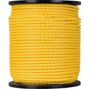 Cordage polyp.jaune 8mm /160m. quincaillerie sénégalaise, votre boutique en ligne pour une quincaillerie de qualité au sénégal. accédez facilement à une gamme variée d'outils et de matériaux.