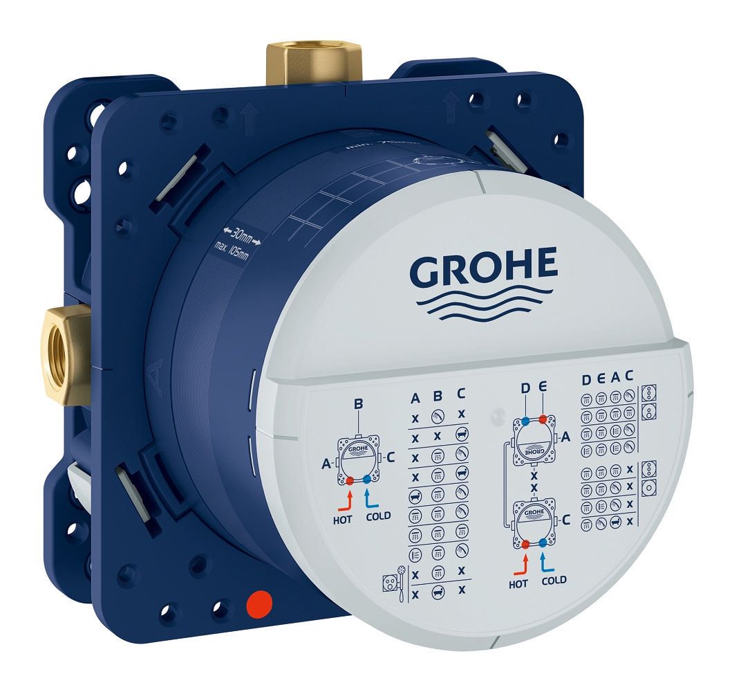 Corps encastré universel 1/2 grohe rapido smartbox réf. 35600000. pour des achats de quincaillerie en toute simplicité, choisissez quincaillerie sénégalaise, votre boutique en ligne au sénégal. un service rapide et des produits de qualité.