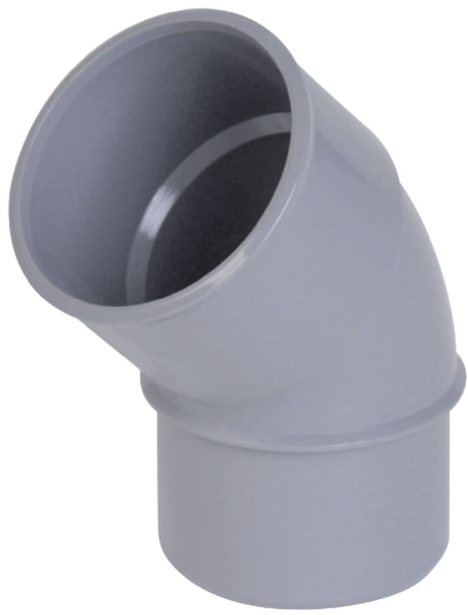 Coude mâle-femelle 45°, ø 100 mm - pvc gris nicoll, réf.uct4. quincaillerie sénégalaise vous facilite la vie avec une boutique en ligne complète pour tous vos besoins en quincaillerie au sénégal. des produits fiables livrés rapidement.