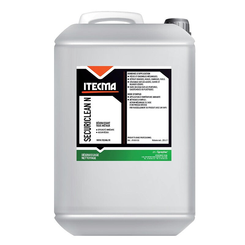 Dégraissant à froid haute sécurité nettoyant securiclean n tonnelet plastique de 20 litres. quincaillerie sénégalaise simplifie vos achats de quincaillerie avec une boutique en ligne pratique au sénégal. découvrez notre large gamme de produits et commandez en toute sécurité.