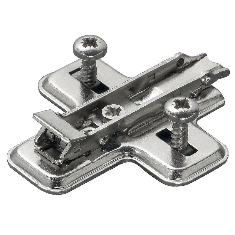 Embase cruciforme à clipser avec chevilles à expansion distance 3 mm pour charnières séries 100, 200, 700, b et f. explorez quincaillerie sénégalaise, la boutique en ligne de quincaillerie de choix au sénégal. des outils aux matériaux de construction, nous avons tout ce qu'il vous faut.