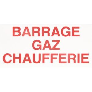 Etiq barrage gaz chaufferie. optez pour quincaillerie sénégalaise, votre boutique en ligne de quincaillerie au sénégal, pour des produits de qualité et un service client irréprochable.