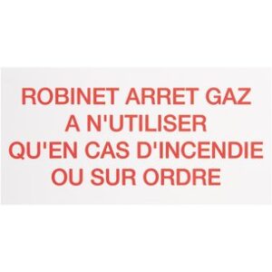 Etiq robinet arret gaz. pour tous vos besoins en quincaillerie, faites confiance à quincaillerie sénégalaise, votre boutique en ligne au sénégal. un large choix de produits disponibles à portée de clic.