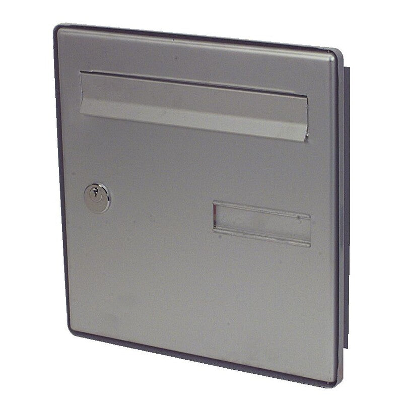 Façade de boîtes aux lettres aluminium ton argent - porte côté rue. quincaillerie sénégalaise, votre boutique en ligne de confiance pour des solutions de quincaillerie au sénégal. découvrez notre assortiment complet et commandez facilement.