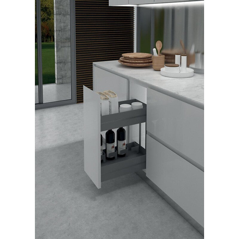 Ferrure pour meuble bas 7102k ikona - étagères + rangement bouteille - largeur caisson 400 mm - anthracite. découvrez quincaillerie sénégalaise, votre partenaire en ligne pour des solutions de quincaillerie robustes et durables au sénégal. profitez de notre vaste catalogue de produits à des prix compétitifs.