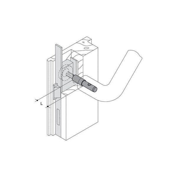 Fixations pour poignées séries 111 et 130 - montage simple ba4.40.50 coloris gris 95. avec quincaillerie sénégalaise, accédez à une quincaillerie complète en ligne au sénégal. des produits de qualité et un service client attentif pour vos besoins.