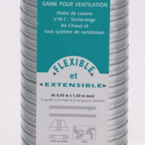 Gaine accordéon aluminium longueur 0,45 m diamètre 125 x 131 mm réf. 045125, ten. optez pour quincaillerie sénégalaise, votre boutique en ligne de quincaillerie au sénégal, pour des produits de qualité et un service client irréprochable.