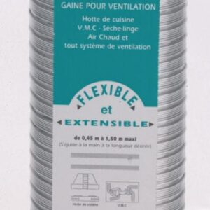 Gaine accordéon aluminium longueur 0,85 m diamètre _80 x 86 mm réf. 085080. quincaillerie sénégalaise, votre boutique en ligne de quincaillerie au sénégal, offre des solutions pratiques et fiables. commandez facilement et recevez rapidement.