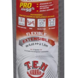 Gaine accordéon en aluminium longueur 850mm extensible à 3m diamètre intèrieur 110mm 085110, ten. pour tous vos besoins en quincaillerie, faites confiance à quincaillerie sénégalaise, votre boutique en ligne au sénégal. un large choix de produits disponibles à portée de clic.