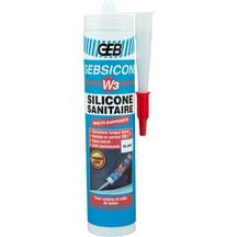 Gebsicone w3 mastic 100% silicone d'étanchéité cartouche de 280ml blanc réf 890750. avec quincaillerie sénégalaise, accédez à une quincaillerie de qualité sans quitter votre domicile au sénégal. une expérience d'achat en ligne simple et sécurisée.