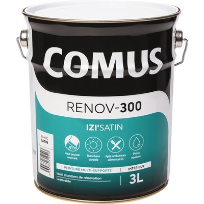 Izi satin r-300 blanc 3l. quincaillerie sénégalaise, votre boutique en ligne de confiance pour des solutions de quincaillerie au sénégal. découvrez notre assortiment complet et commandez facilement.