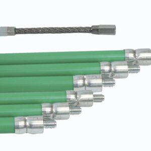 Kit de ramonage pour conduits fioul, bois et charbon, composé de 6 cannes vertes d 20 longueur 1,50 m et 1 câble de départ longueur 200 mm réf. 1585. faites de quincaillerie sénégalaise votre fournisseur en ligne pour tous vos projets de quincaillerie au sénégal. des produits fiables et un service exceptionnel à votre disposition.