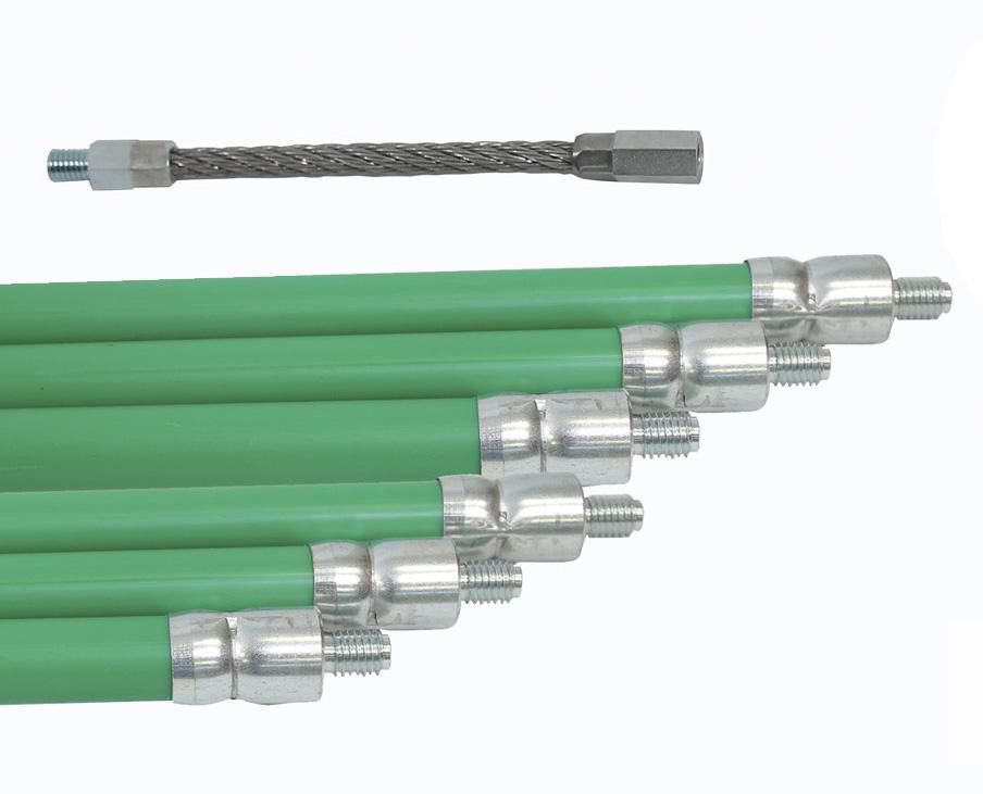 Kit de ramonage pour conduits fioul, bois et charbon, composé de 6 cannes vertes d 20 longueur 1,50 m et 1 câble de départ longueur 200 mm réf. 1585. faites de quincaillerie sénégalaise votre fournisseur en ligne pour tous vos projets de quincaillerie au sénégal. des produits fiables et un service exceptionnel à votre disposition.