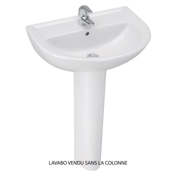 Lavabo porcher ulysse 2 55 x 46 cm en grès avec trop-plein, blanc réf. p125501, avec ou sans accessoires sup.. quincaillerie sénégalaise, votre solution en ligne pour des achats de quincaillerie pratiques et fiables au sénégal. un service client dédié et des produits de premier choix vous attendent.