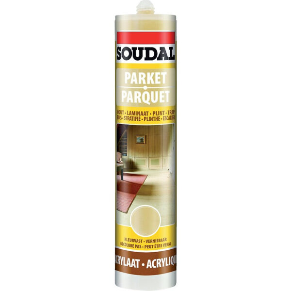 Mastic acrylique joints de parquets bois et stratifiés coloris blanc perle cartouche de 290 ml. optez pour quincaillerie sénégalaise, votre boutique en ligne de quincaillerie au sénégal, pour des produits de qualité et un service client irréprochable.