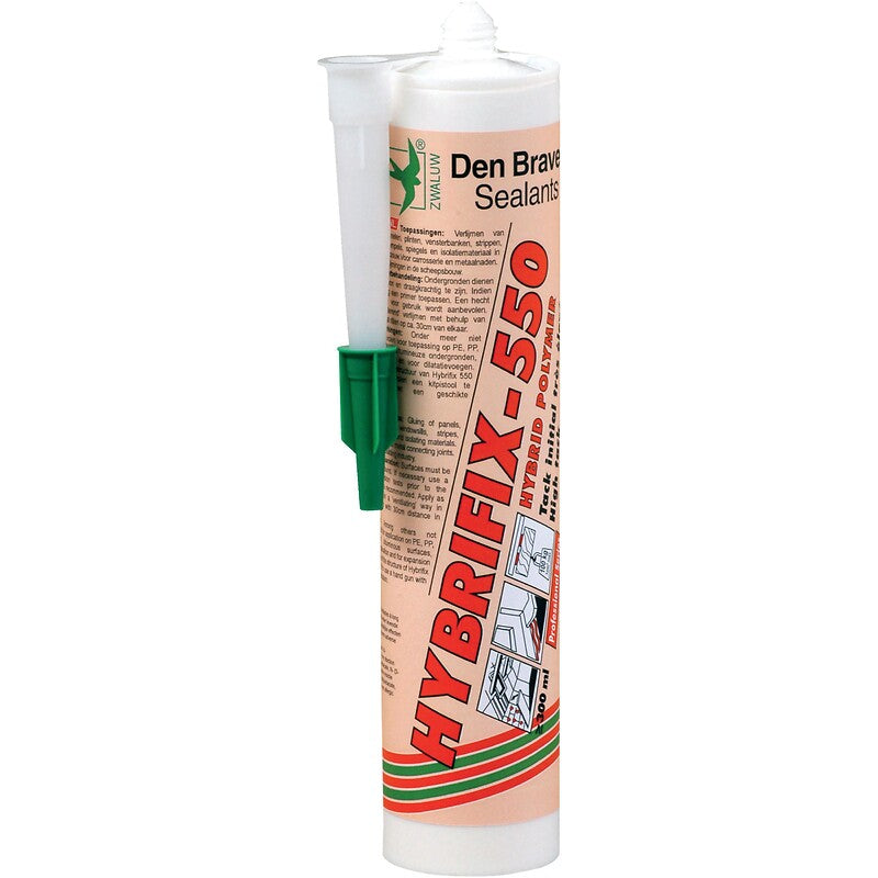 Mastic colle polymère hybride hybrifix 550, coloris blanc, cartouche de 300 ml. avec quincaillerie sénégalaise, accédez à une quincaillerie complète en ligne au sénégal. des produits de qualité et un service client attentif pour vos besoins.