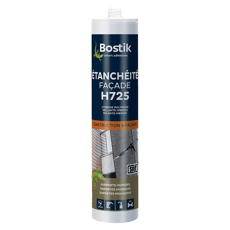Mastic hybride haut de gamme spéciale façade h725 grande élasticité, joint jusqu'à 4cm coloris blanc carton de 12x300ml. quincaillerie sénégalaise, votre solution en ligne pour des achats de quincaillerie pratiques et fiables au sénégal. un service client dédié et des produits de premier choix vous attendent.
