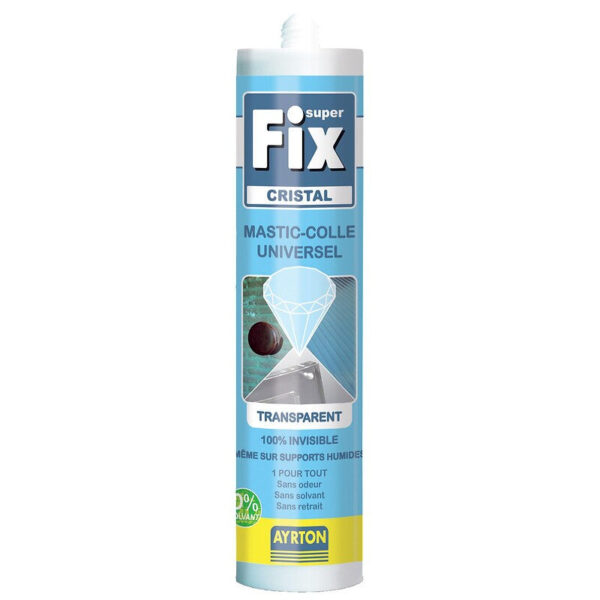 Mastic ms polymère superfix cristal transparent cartouche de 290 ml. quincaillerie sénégalaise, votre solution en ligne pour des achats de quincaillerie pratiques et fiables au sénégal. un service client dédié et des produits de premier choix vous attendent.