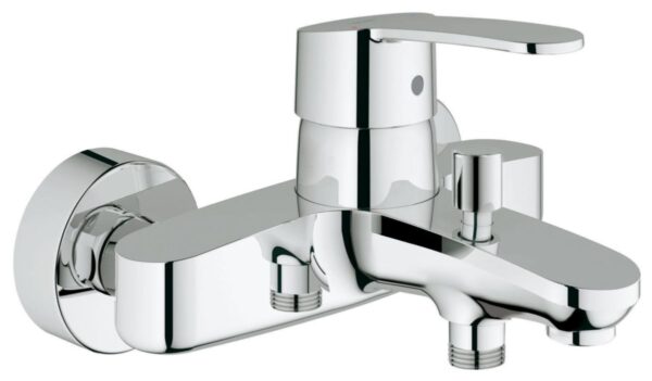 Mitigeur bain-douche eurostyle cosmopolitan, monocommande 15 x 21, montage mural apparent, raccords muraux s, chromé réf. 32228002 grohe. avec quincaillerie sénégalaise, accédez à une quincaillerie de qualité sans quitter votre domicile au sénégal. une expérience d'achat en ligne simple et sécurisée.