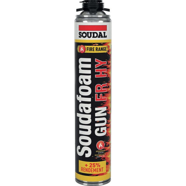 Mousse polyuréthane coupe-feu soudafoam gun fr hy 750ml à visser à haut rendement carton 12 cartouches. pour des achats de quincaillerie en toute simplicité, choisissez quincaillerie sénégalaise, votre boutique en ligne au sénégal. un service rapide et des produits de qualité.