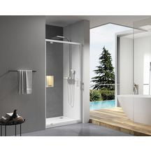 Paroi de douche concerto porte pivotante ouverture gain de place 80 cm profilé blanc verre transparent. achetez en toute tranquillité avec quincaillerie sénégalaise, votre expert en ligne en quincaillerie au sénégal. profitez de produits de haute performance livrés directement chez vous.