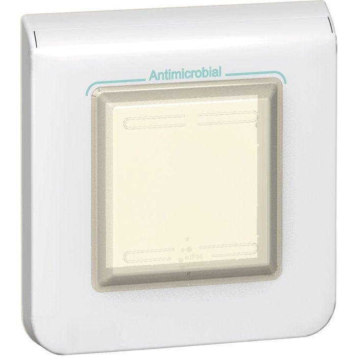 Plaque antimicrobienne - étanche - ip 44 - 2 modules - blanc - ref.078880. faites de quincaillerie sénégalaise votre fournisseur en ligne pour tous vos projets de quincaillerie au sénégal. des produits fiables et un service exceptionnel à votre disposition.