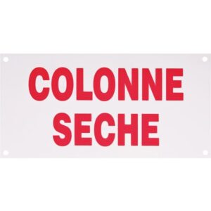 Plaque signal. colonne seche. quincaillerie sénégalaise vous propose une expérience d'achat en ligne unique pour vos besoins de quincaillerie au sénégal. profitez de notre large sélection de produits.