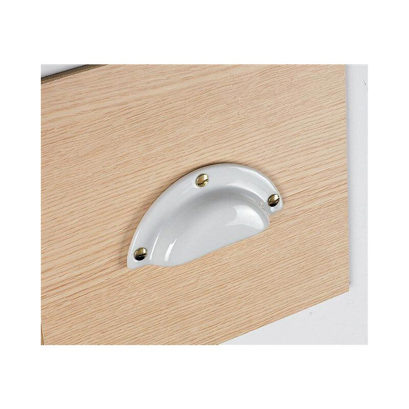 Poignée coquille porcelaine de limoges coloris blanc - 113 x 47 mm. avec quincaillerie sénégalaise, achetez des produits de quincaillerie de qualité en ligne au sénégal. bénéficiez de notre service client dédié pour une expérience optimale.