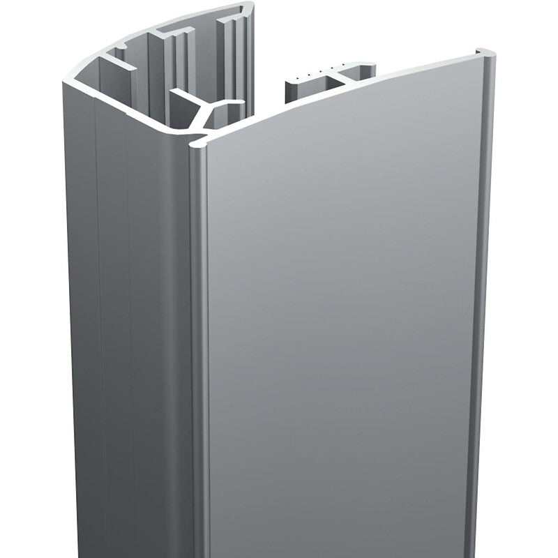 Poignée raidisseur virgule aluminium coloris blanc longueur 2,80 m - livrées par 2 pour 1 vantail. optez pour quincaillerie sénégalaise, votre boutique en ligne de quincaillerie au sénégal, pour des produits de qualité et un service client irréprochable.