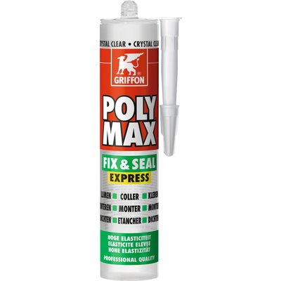 Poly max fix&seal express crystal clear 300 grammes. pour une quincaillerie de qualité au sénégal, faites confiance à quincaillerie sénégalaise, votre boutique en ligne. des produits sélectionnés avec soin et un service exceptionnel.