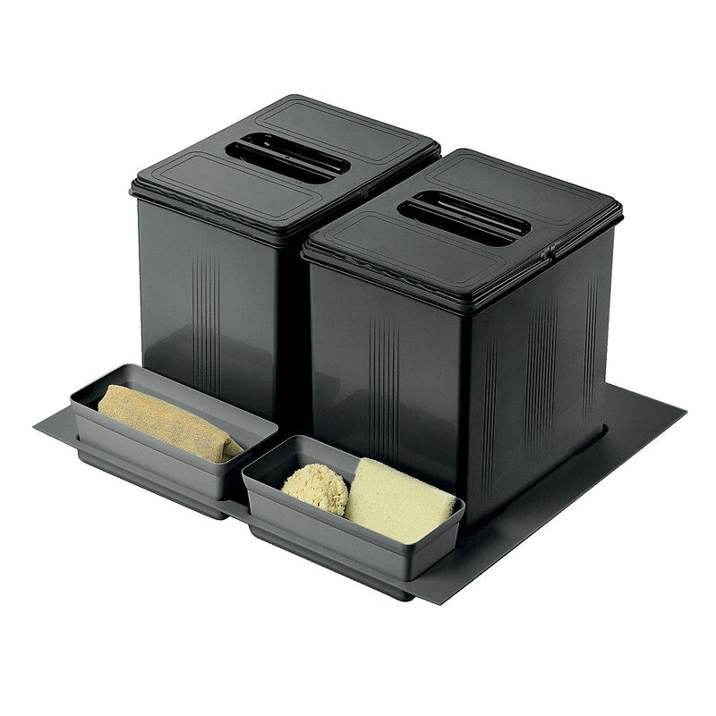 Poubelle pour tiroir 2 bacs - 2 x 15 litres. quincaillerie sénégalaise, la boutique en ligne de choix pour des solutions de quincaillerie robustes au sénégal. explorez notre catalogue complet pour tous vos besoins.