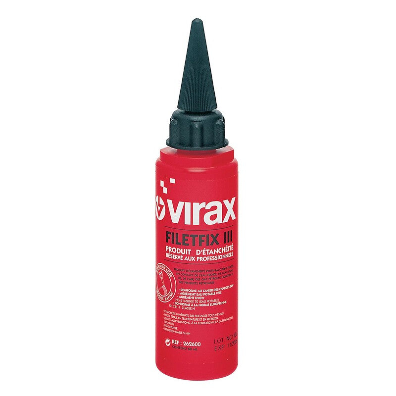 Produit d'étanchéïté pour raccords filetés filetfix iii, flacon de 60 ml. explorez quincaillerie sénégalaise, la boutique en ligne de quincaillerie de choix au sénégal. des outils aux matériaux de construction, nous avons tout ce qu'il vous faut.
