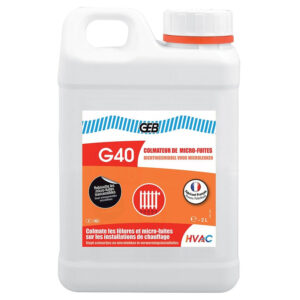 Produit de colmatage de micro-fuites g40, bidon de 2 litres. quincaillerie sénégalaise est la réponse à vos besoins de quincaillerie en ligne au sénégal. une vaste gamme de produits et un service client dédié pour vous servir.