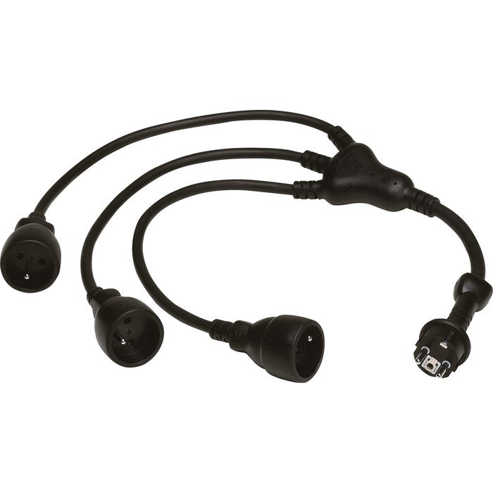 Rallonge électrique multiprises 3 x 2 p+t ik 10 16 a noire - l. 0,8 m. avec quincaillerie sénégalaise, accédez à une quincaillerie complète en ligne au sénégal. des produits de qualité et un service client attentif pour vos besoins.