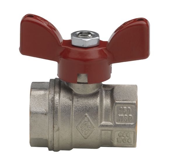 Robinet à tournant sphérique passage intégral. poignée papillon rouge en acier verni. altech 301 acs laiton nickelé mf dn 1/2, réf.6363040000. quincaillerie sénégalaise vous offre la commodité d'une boutique en ligne avec la qualité de produits de quincaillerie fiables au sénégal. commandez et recevez rapidement chez vous.