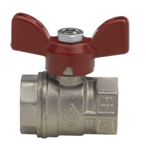 Robinet à tournant sphérique passage intégral. poignée papillon rouge en acier verni. altech 301 acs laiton nickelé mf dn 3/4, réf.6363050000. quincaillerie sénégalaise, votre boutique en ligne de quincaillerie au sénégal, offre des solutions pratiques et fiables. commandez facilement et recevez rapidement.