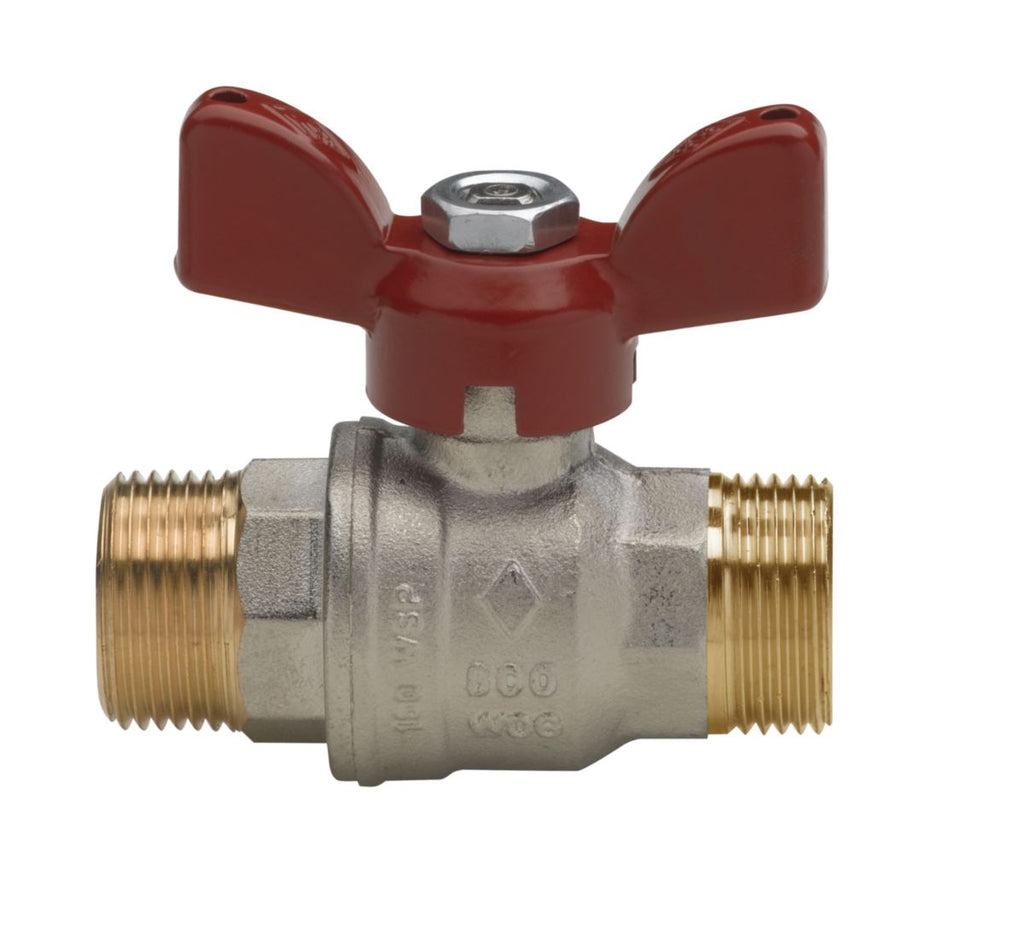 Robinet à tournant sphérique passage intégral. poignée papillon rouge en acier verni. altech 301 acs laiton nickelé mm dn 3/8. optez pour quincaillerie sénégalaise, votre boutique en ligne de quincaillerie au sénégal, pour des produits de qualité et un service client irréprochable.