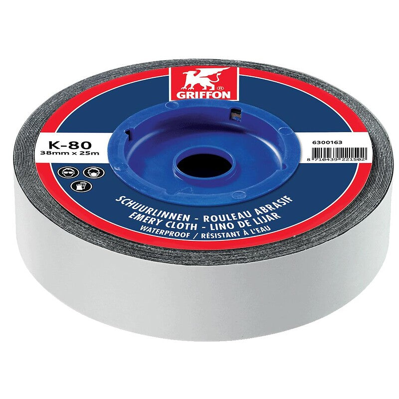 Rouleau abrasif d'atelier flexible résistant à l'eau pour ébavurage chanfreinage et ponçage nettoyage grain 120 25mx38mm. quincaillerie sénégalaise, c'est la boutique en ligne de référence pour des produits de quincaillerie au sénégal. profitez d'un service client dévoué et d'une livraison rapide.