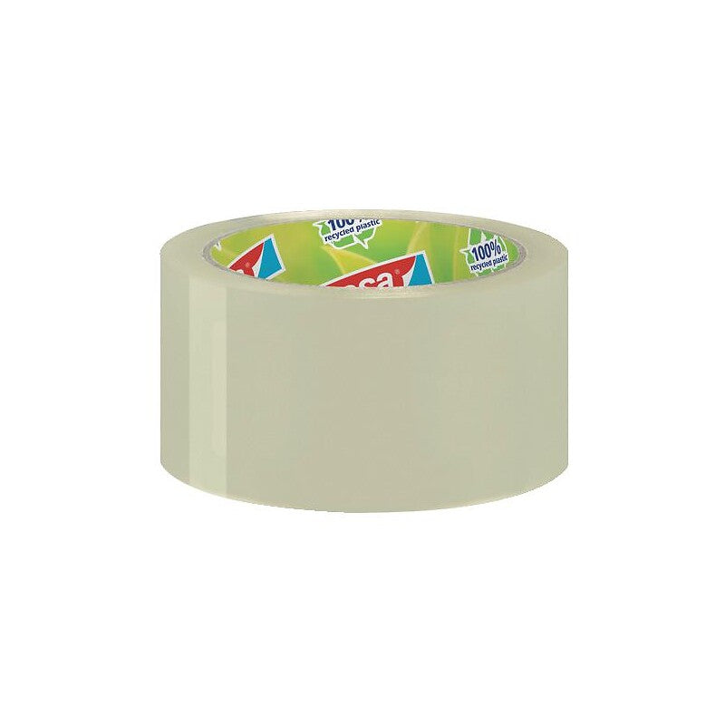 Ruban adhésif d'emballage ecologo® transparent à base de matières 100% recyclées et adhésif sans solvant rl de 66mx50mm. pour tous vos besoins en quincaillerie, faites confiance à quincaillerie sénégalaise, votre boutique en ligne au sénégal. un large choix de produits disponibles à portée de clic.