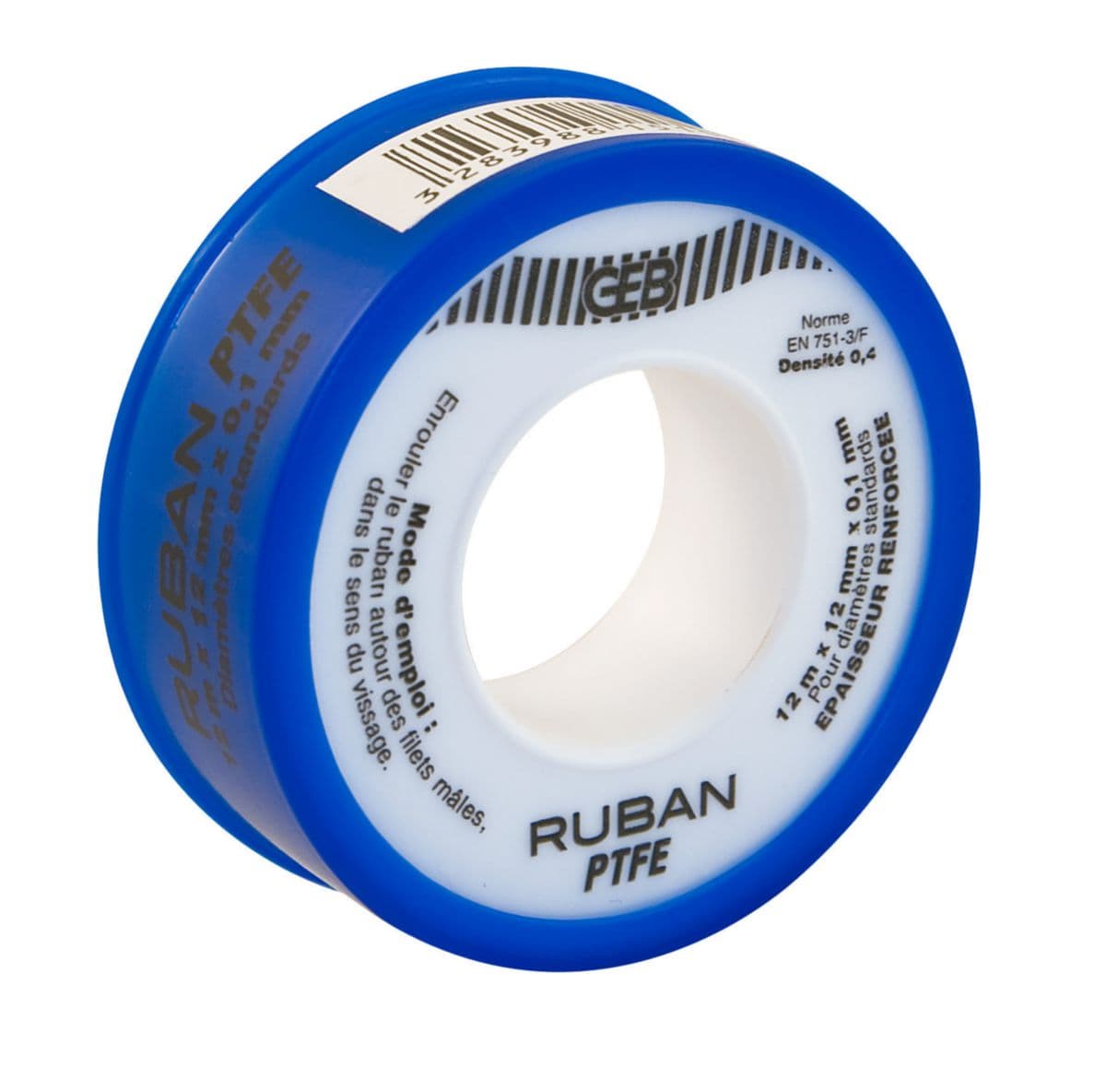 Ruban ptfe standard l 12mmx12mx0,075 réf.815192 geb. avec quincaillerie sénégalaise, achetez des produits de quincaillerie de qualité en ligne au sénégal. bénéficiez de notre service client dédié pour une expérience optimale.