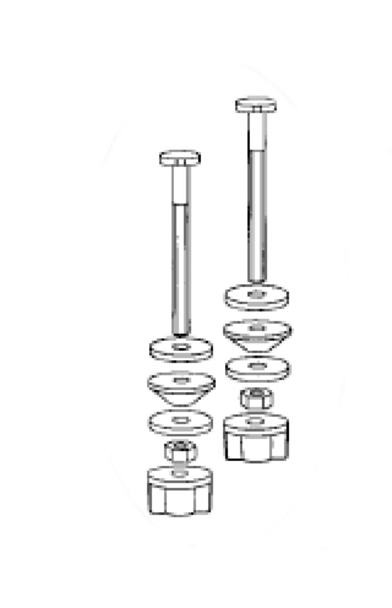 Sachet de visserie siamp pour fixations de cuvette et de réservoir réf. 34504120. quincaillerie sénégalaise, votre boutique en ligne pour une quincaillerie de qualité au sénégal. accédez facilement à une gamme variée d'outils et de matériaux.