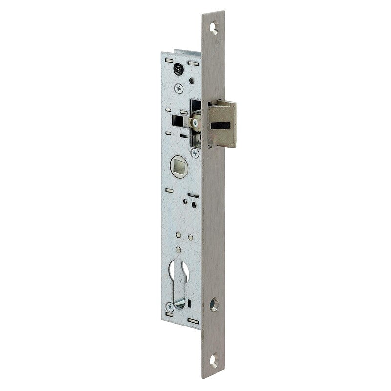 Serrure à larder 1 point bec-de-cane à cylindre européen axe 24,5 mm - pour gâche électrique métalux 9. optez pour quincaillerie sénégalaise, votre boutique en ligne de quincaillerie au sénégal, pour des produits de qualité et un service client irréprochable.