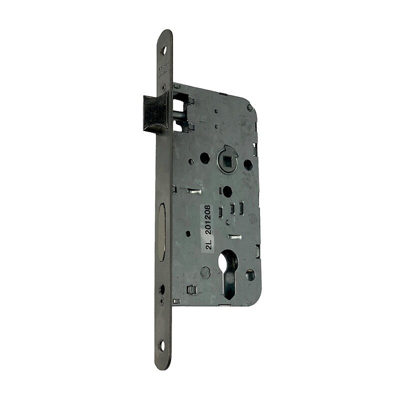 Serrure à larder axe à 40 mm pêne demi tour et pêne dormant à cylindre - têtière bouts ronds inox - 4130. avec quincaillerie sénégalaise, accédez à une quincaillerie complète en ligne au sénégal. des produits de qualité et un service client attentif pour vos besoins.